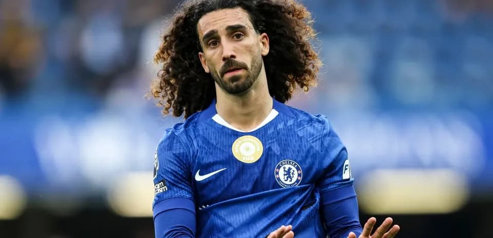 Jugador de Chelsea en el campo durante el partido
