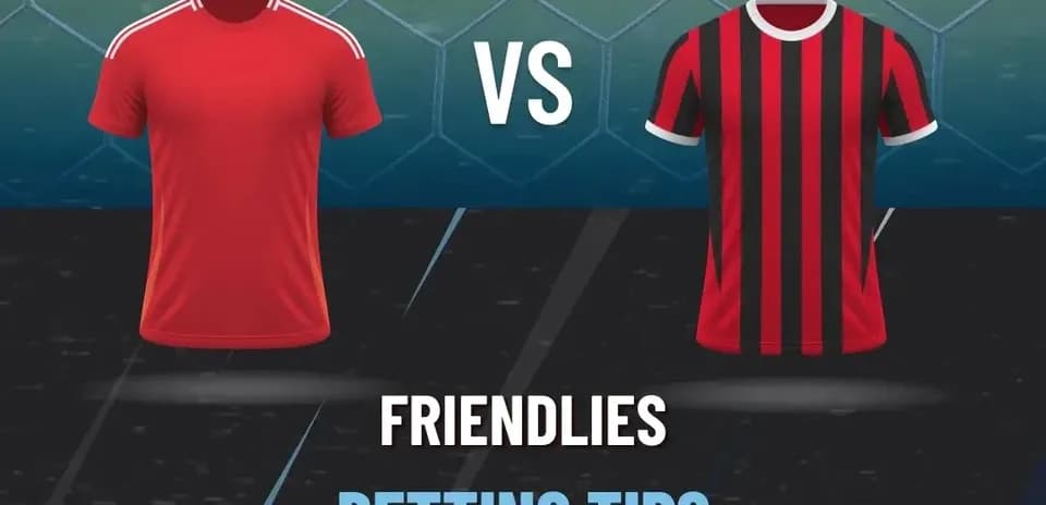 Camisas de equipos de fútbol en partido amistoso