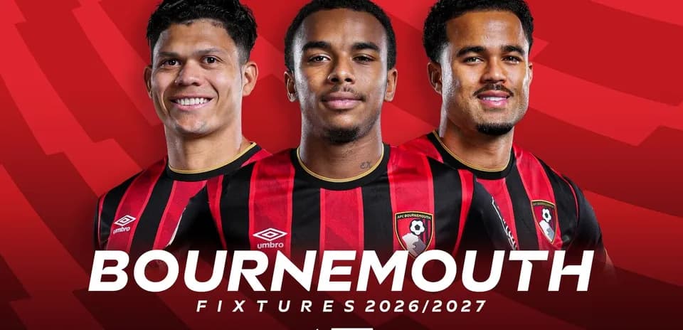 Jugadores de Bournemouth en uniforme para temporada 2026/2027