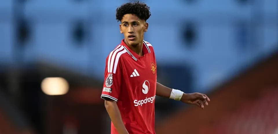 Jugador de Manchester United en acción durante el partido