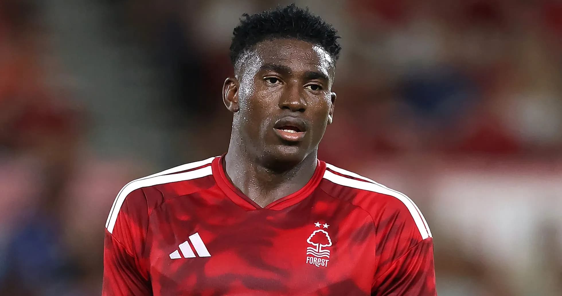 Jugador de Nottingham Forest durante un partido