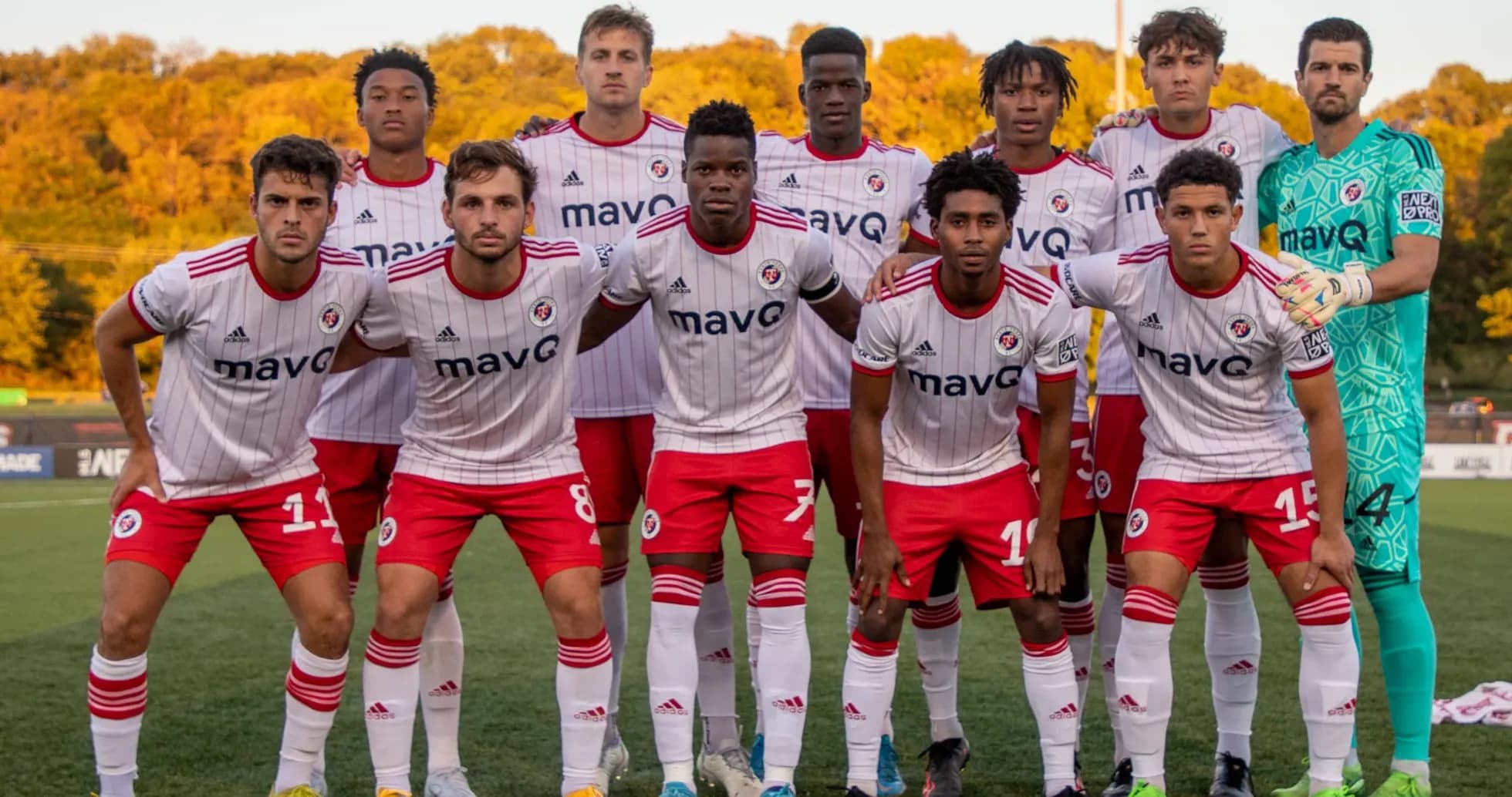 Equipo de North Texas posando para la foto