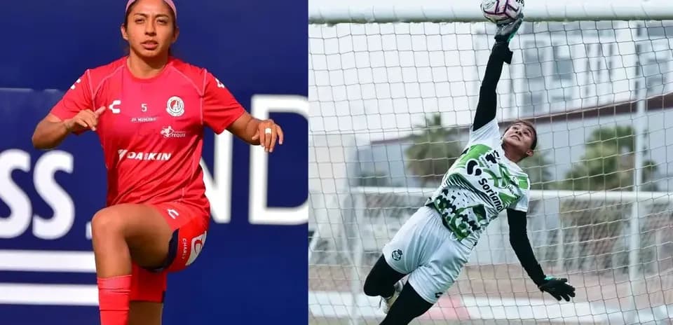 Jugadora de Atlético San Luis y portera de Santos Laguna
