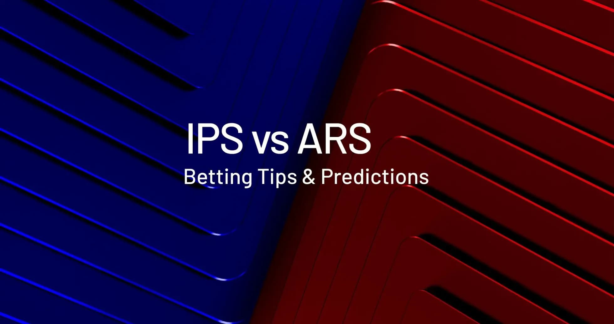Gráfico de apuestas para IPS contra ARS