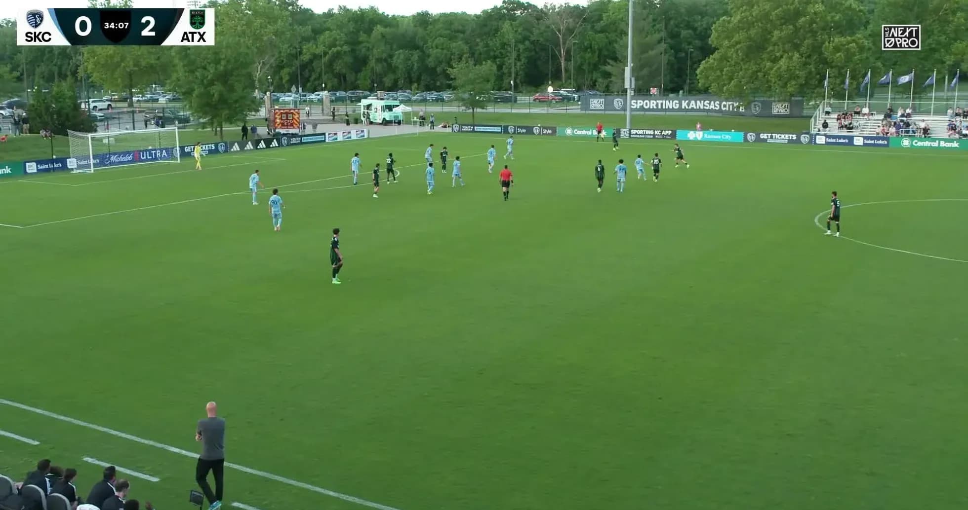Partido entre Sporting KC II y Austin II