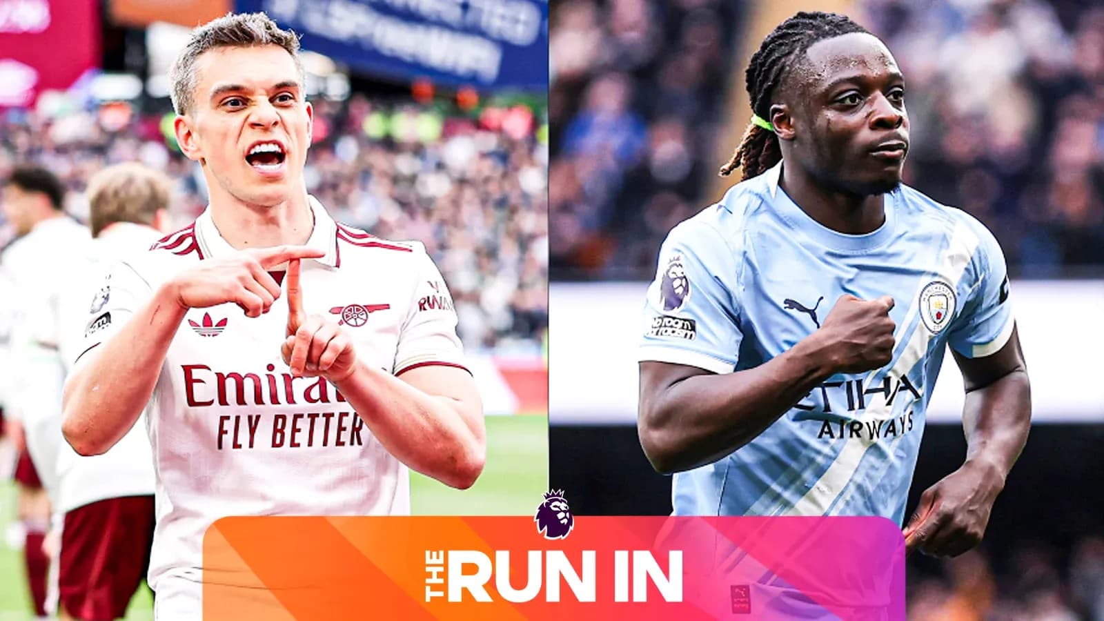 Jugadores de Arsenal y Manchester City durante un partido