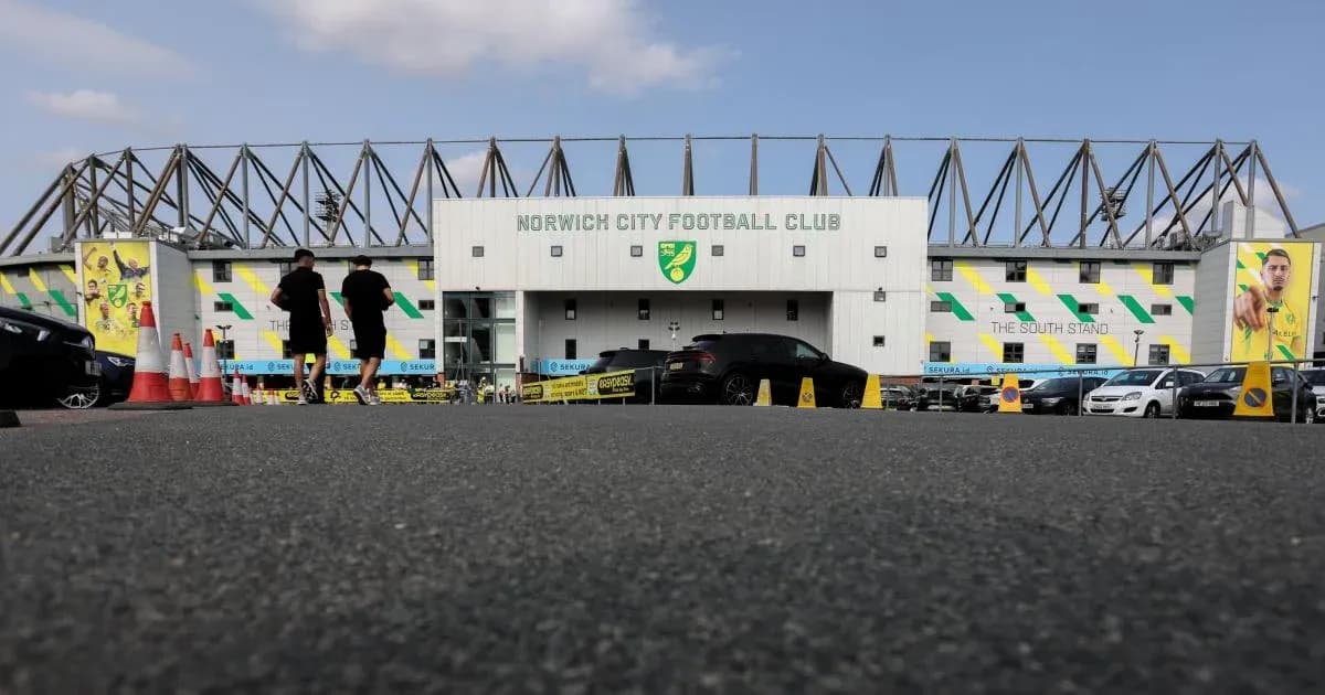 Exterior del estadio del Norwich City Football Club
