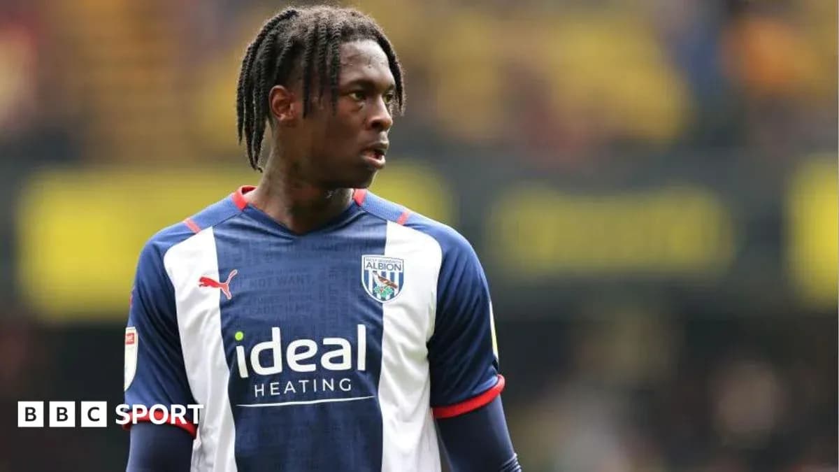Jugador de West Bromwich Albion en el campo