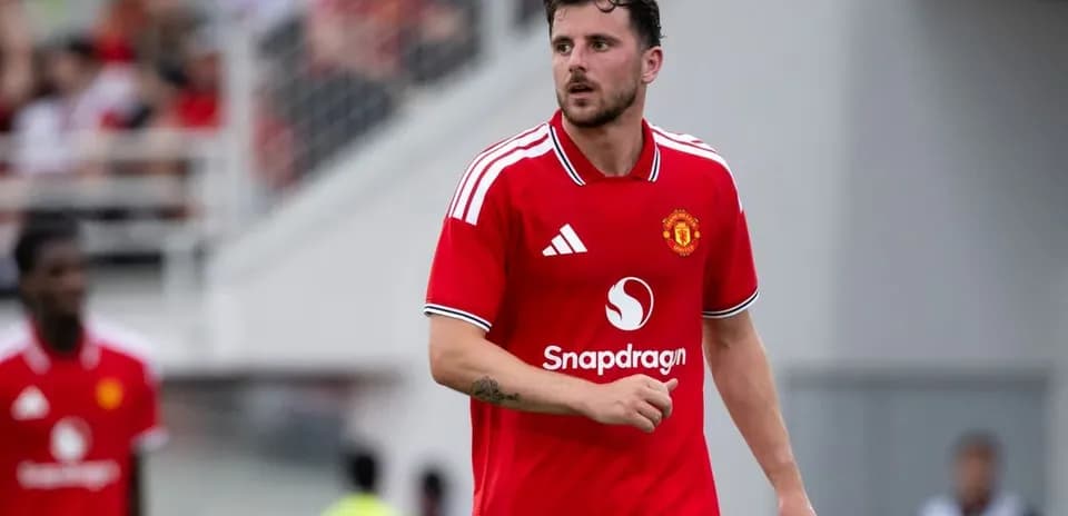Jugador de Manchester United en el campo de juego