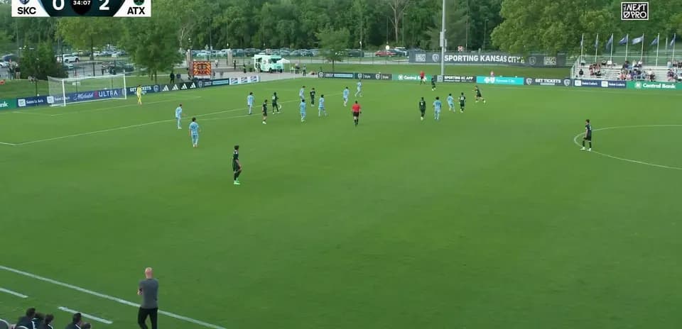 Partido de fútbol Austin II contra Sporting KC II