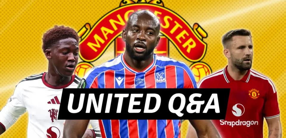 Jugadores de Manchester United y Crystal Palace en gráfico