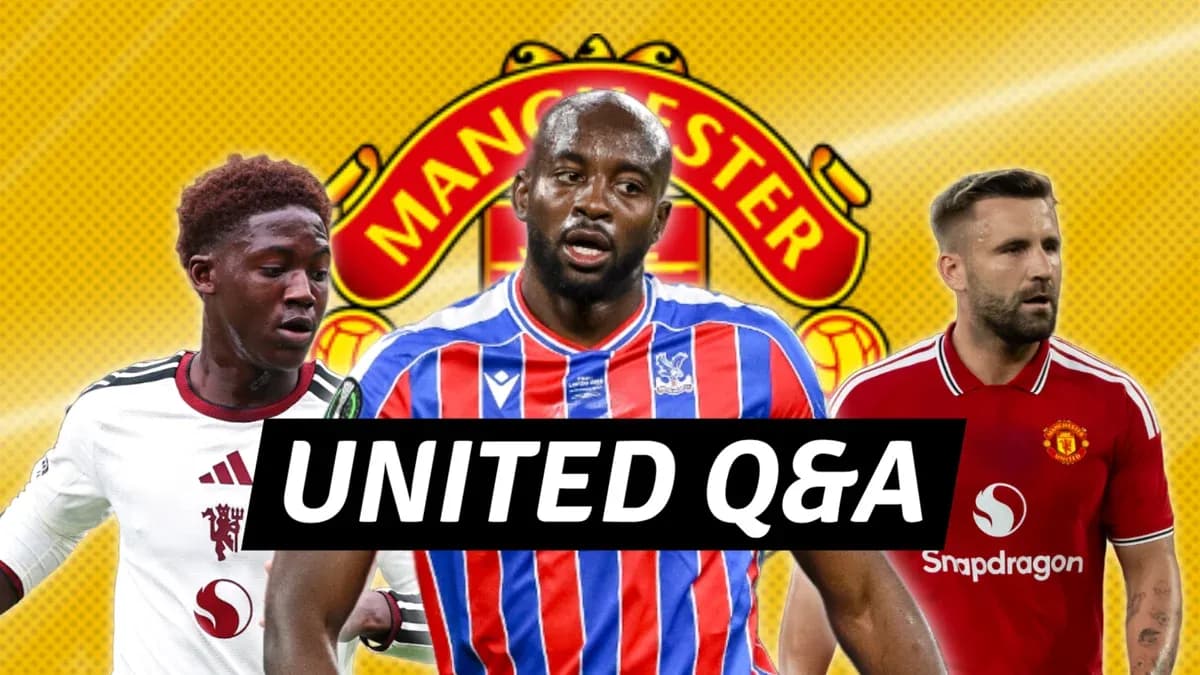 Jugadores de Manchester United y Crystal Palace en gráfico