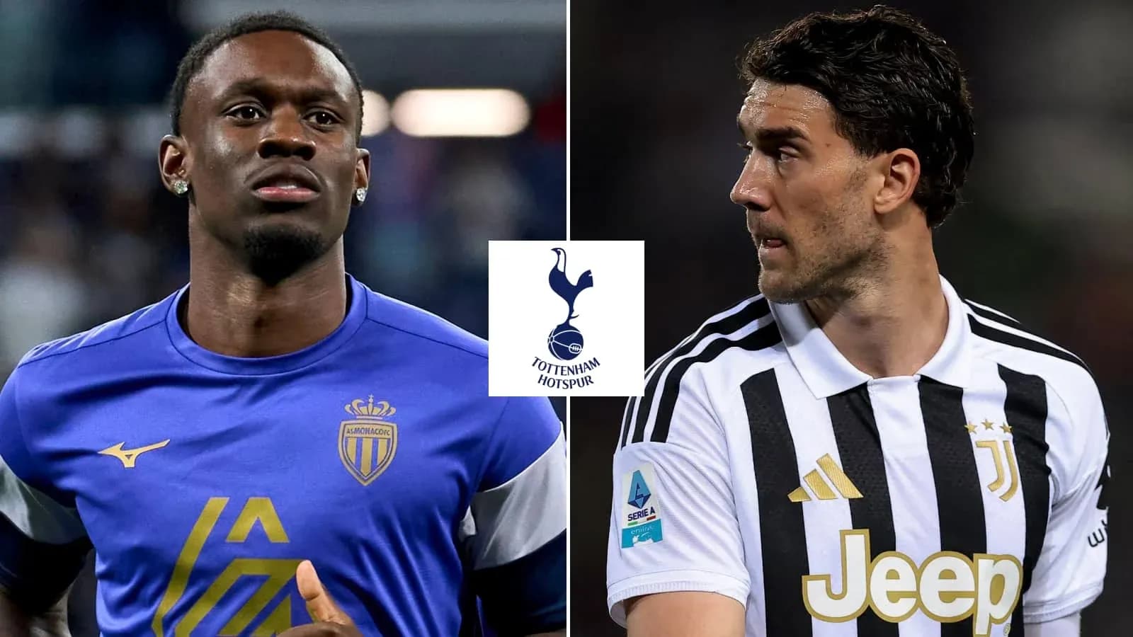 Jugadores de AS Monaco y Juventus en acción