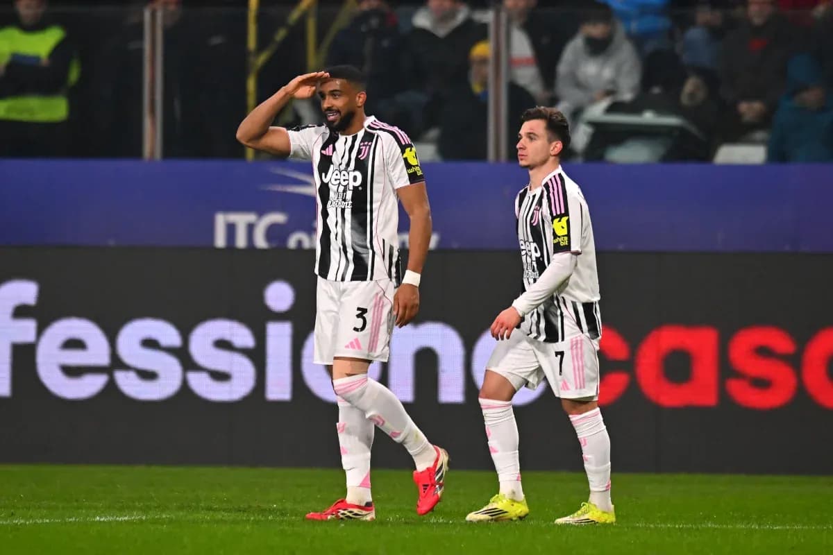 Jugadores de Juventus celebrando un gol