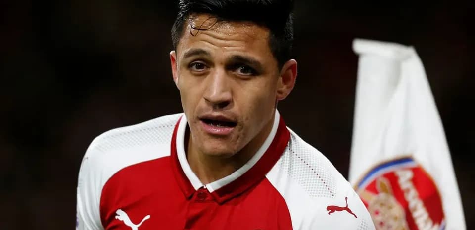 Jugador de Arsenal en el campo durante el partido