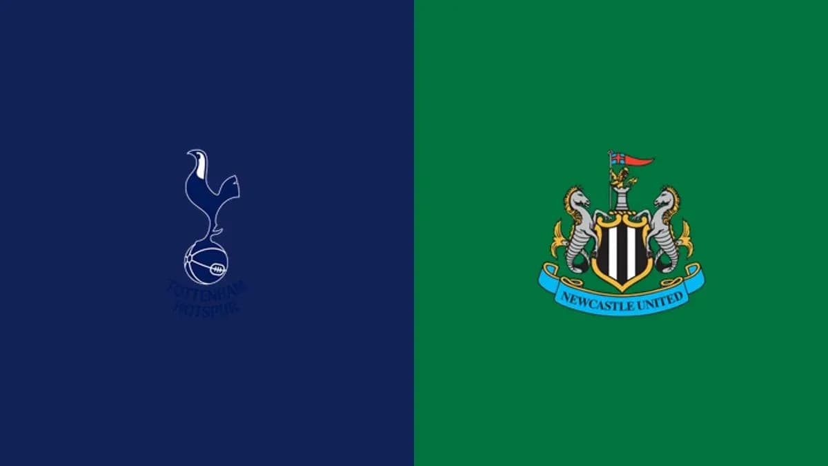 Logos de Tottenham Hotspur y Newcastle United