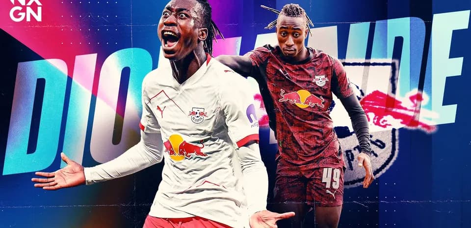 Dioh Mboumbouni de RB Leipzig en acción