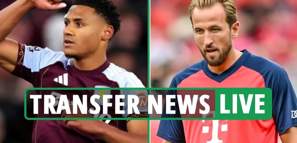 Jugadores de fútbol en un anuncio de noticias de transferencias