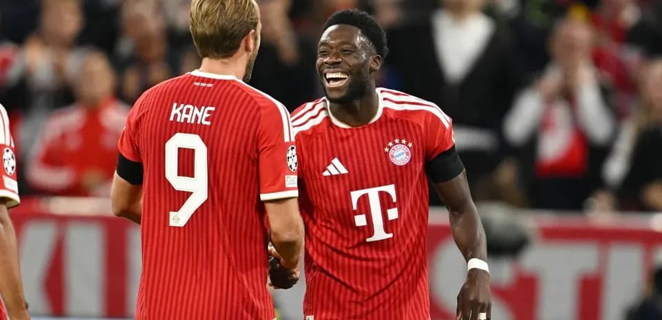 Jugadores de Bayern Múnich celebrando un gol