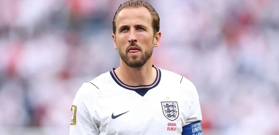 Jugador de Inglaterra en el campo durante un partido