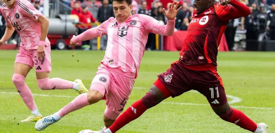 Inter Miami contra Toronto FC en acción