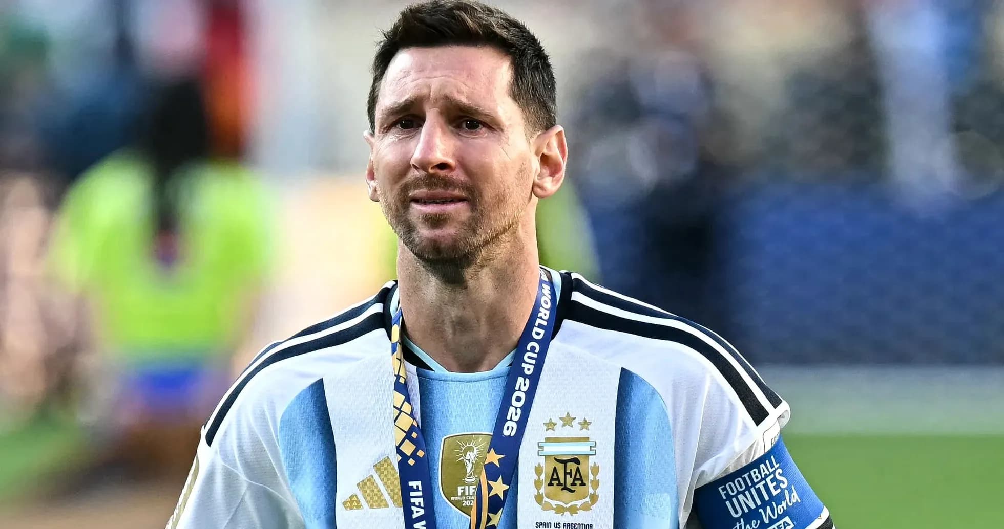 Lionel Messi con medalla tras el Mundial 2026