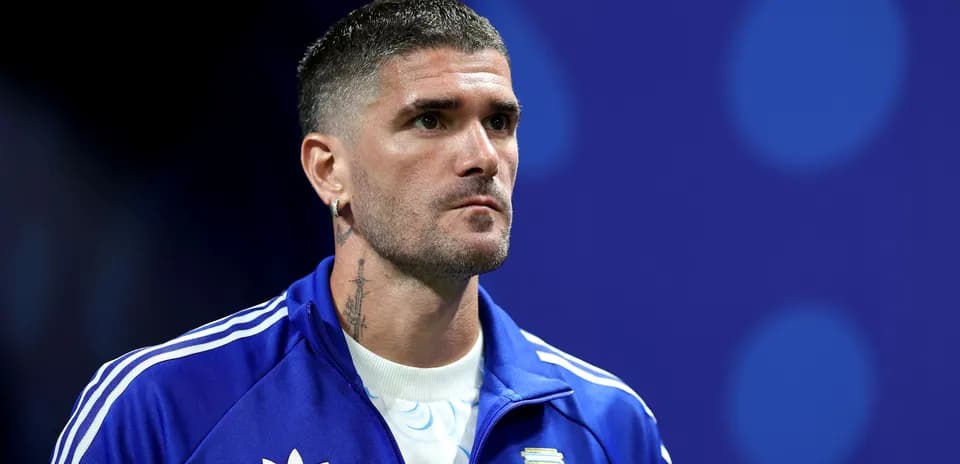 Jugador argentino en vestuario antes del partido