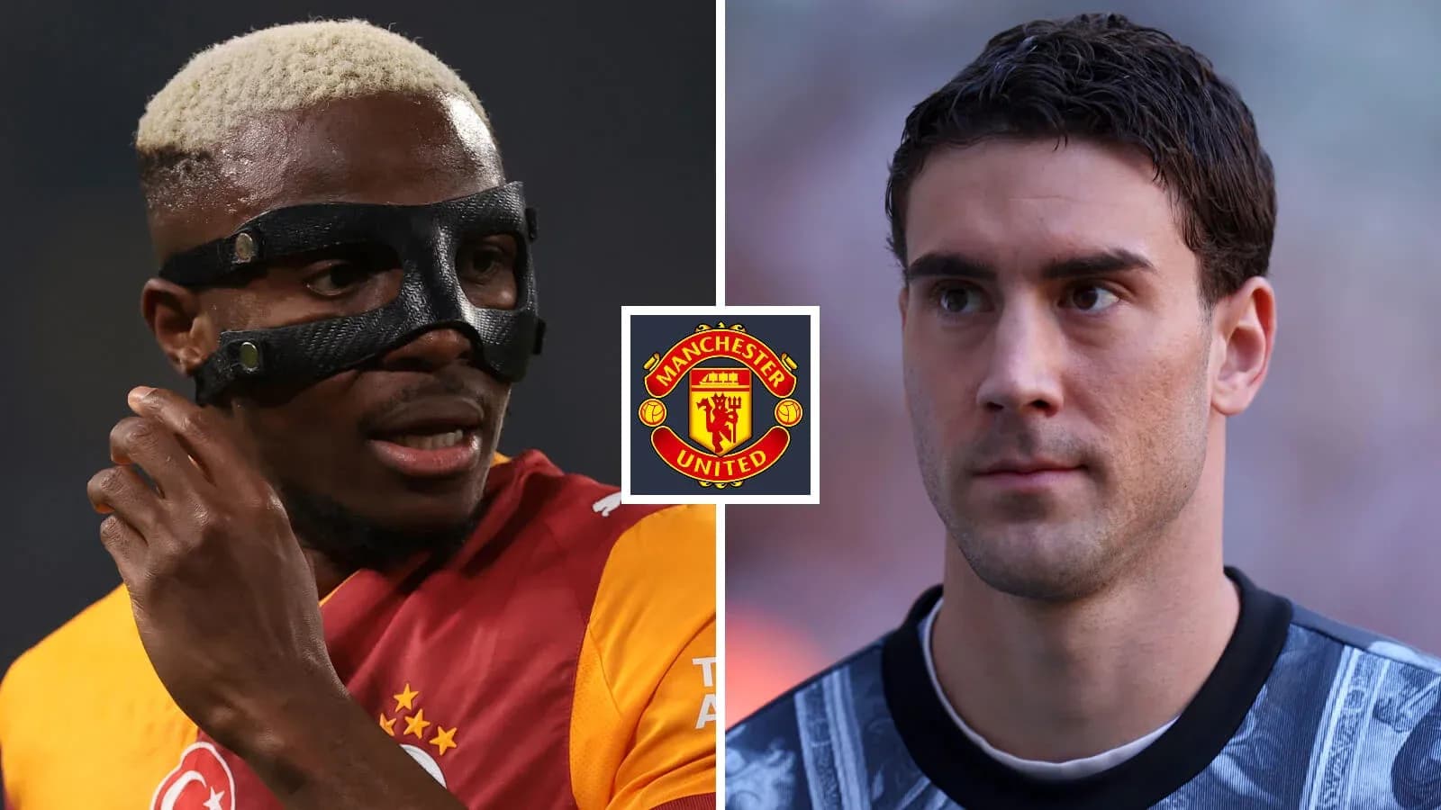 Jugadores de fútbol de Galatasaray y Manchester United