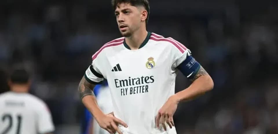 Jugador del Real Madrid en el campo durante partido