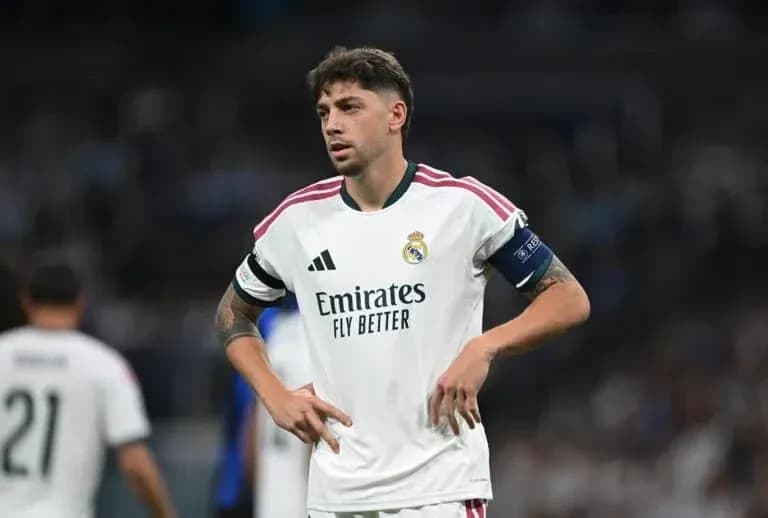 Jugador del Real Madrid en el campo durante partido