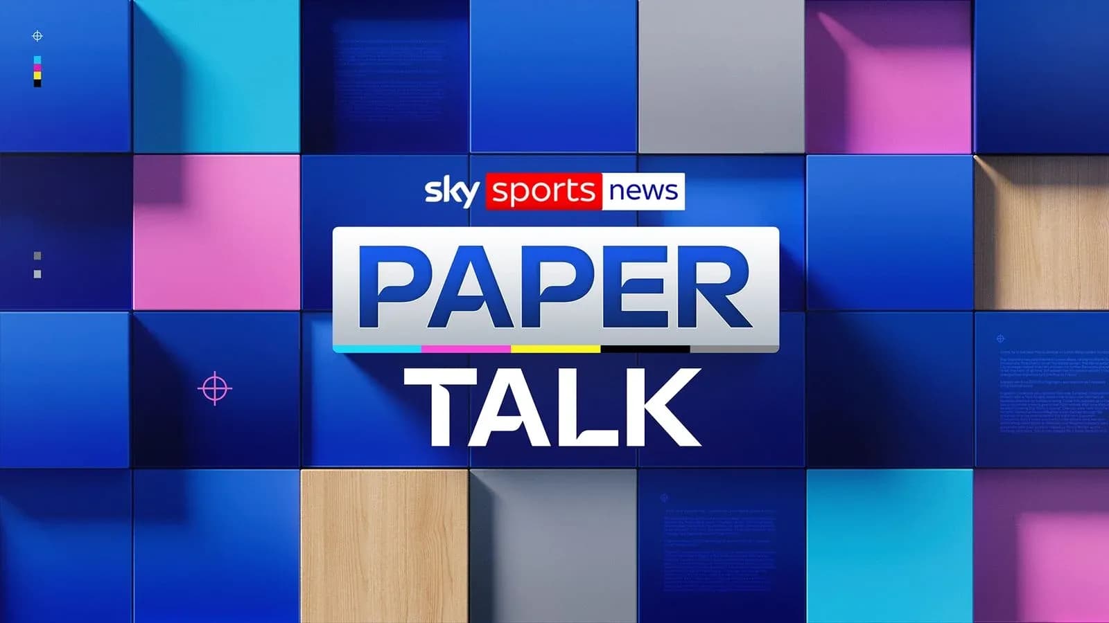 Logo de Sky Sports News con fondo colorido