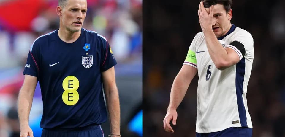 Entrenador y jugador de Inglaterra durante un partido