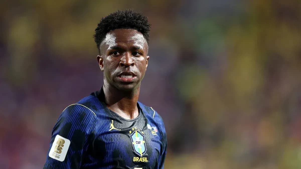 Jugador de Brasil en el campo durante partido