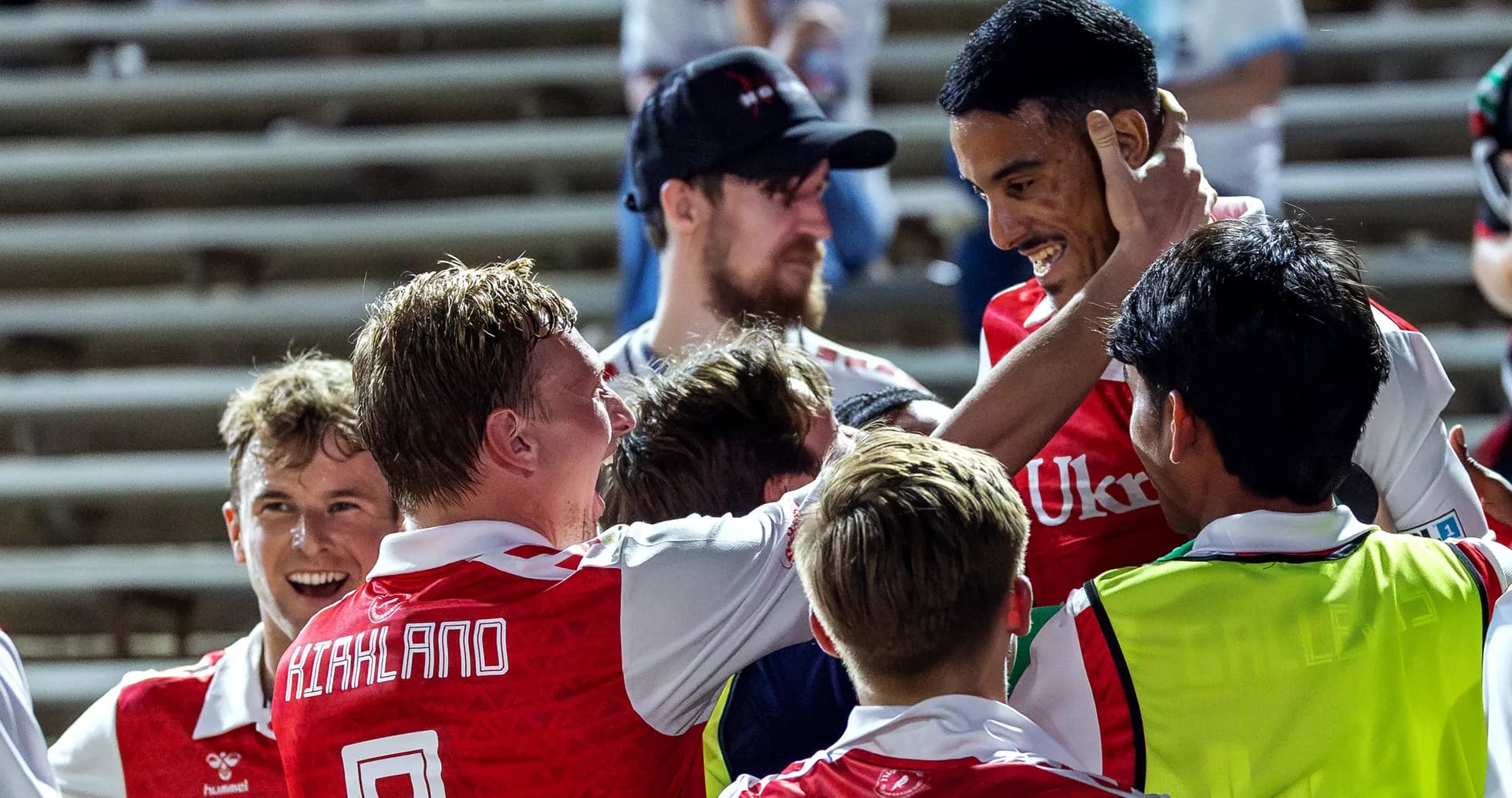 Jugadores de Loudoun United celebrando un gol