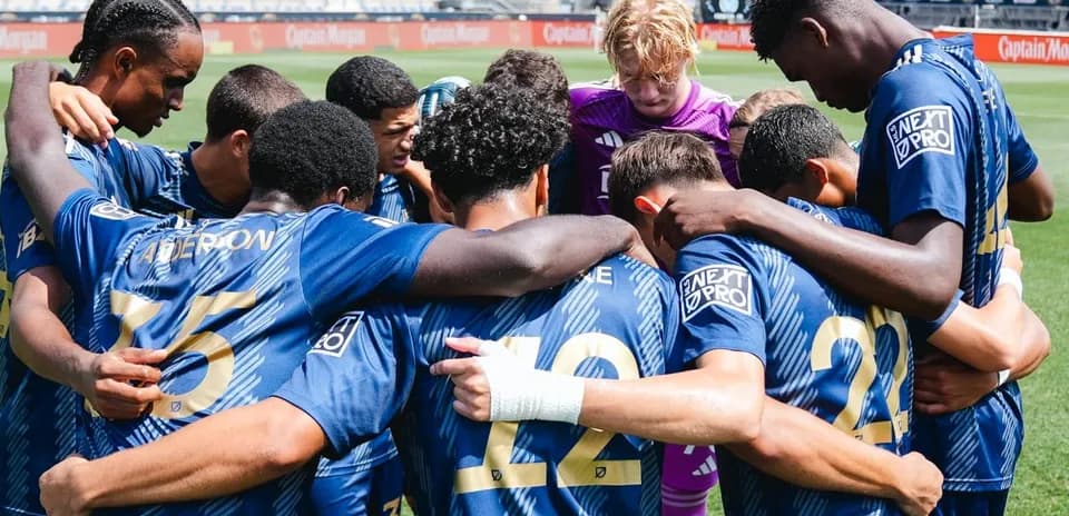 Equipo de Philadelphia Union II en reunión