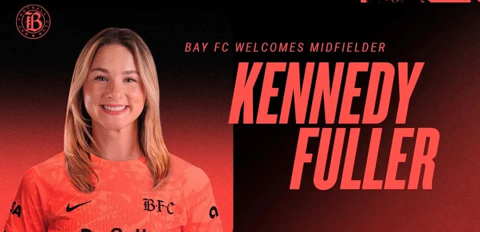Kennedy Fuller en camiseta de Bay FC