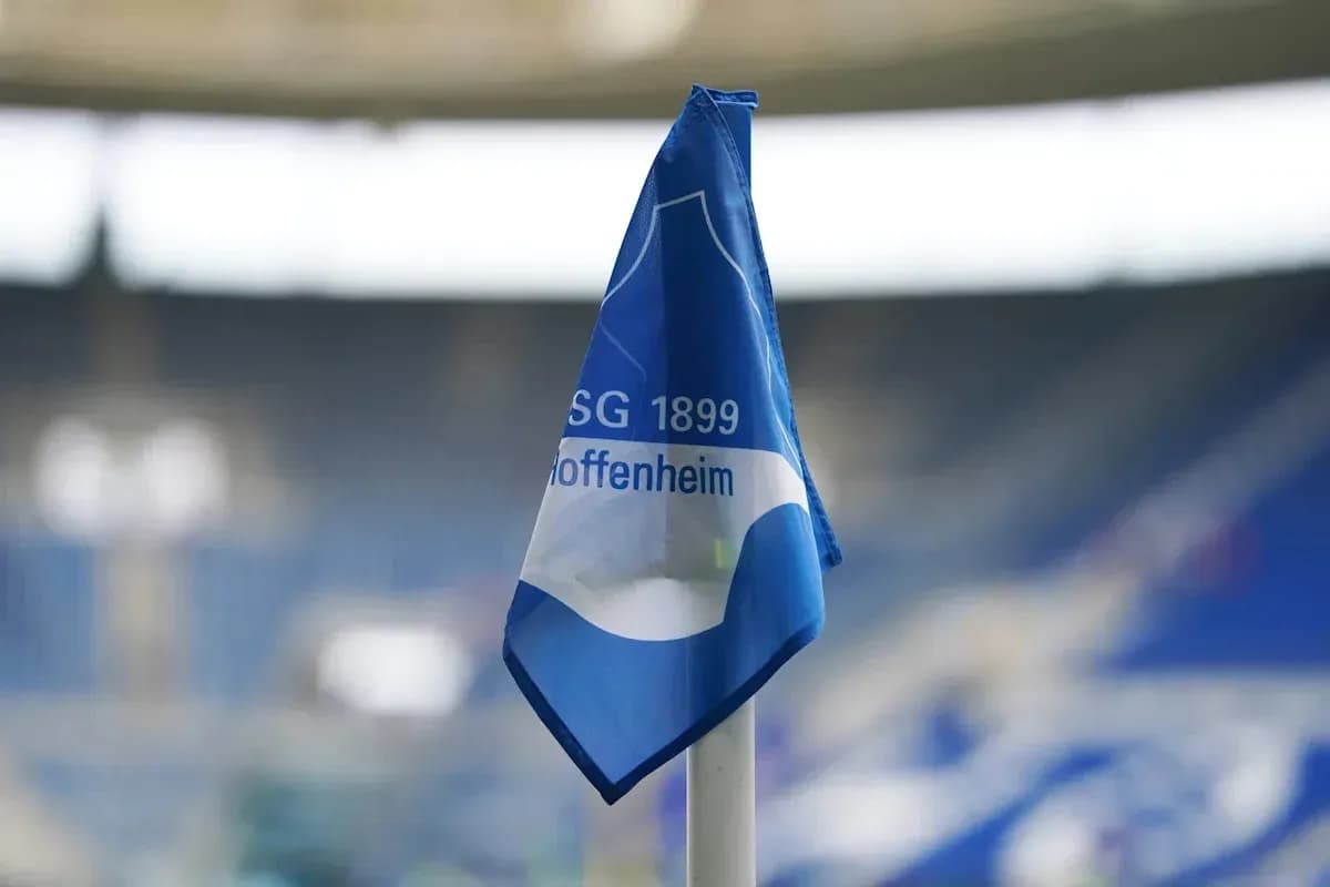 Bandera de la TSG 1899 Hoffenheim en el estadio