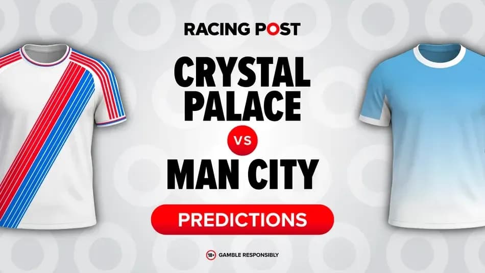 Camisetas de Crystal Palace y Manchester City en predicciones