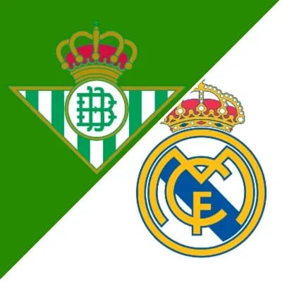 Logos de Real Betis y Real Madrid