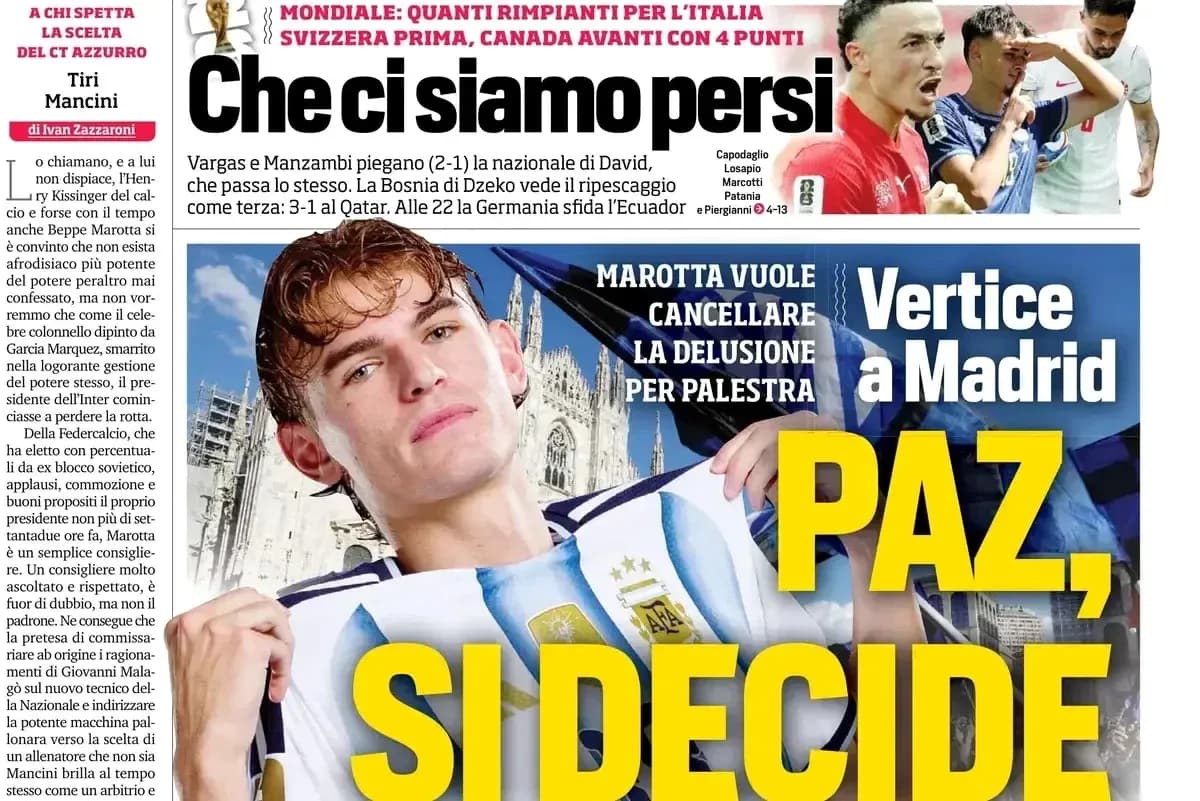 Jugador argentino con camiseta de su selección en portada