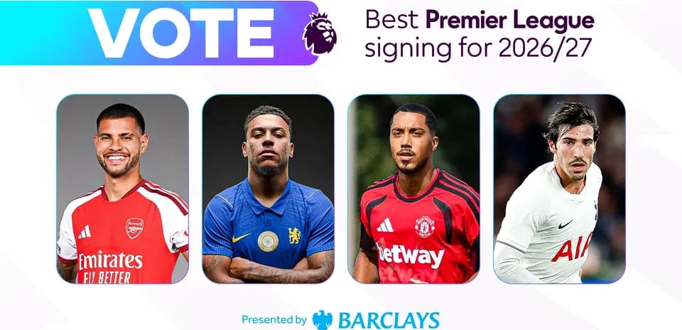 Cuatro futbolistas en la votación de fichajes Premier League