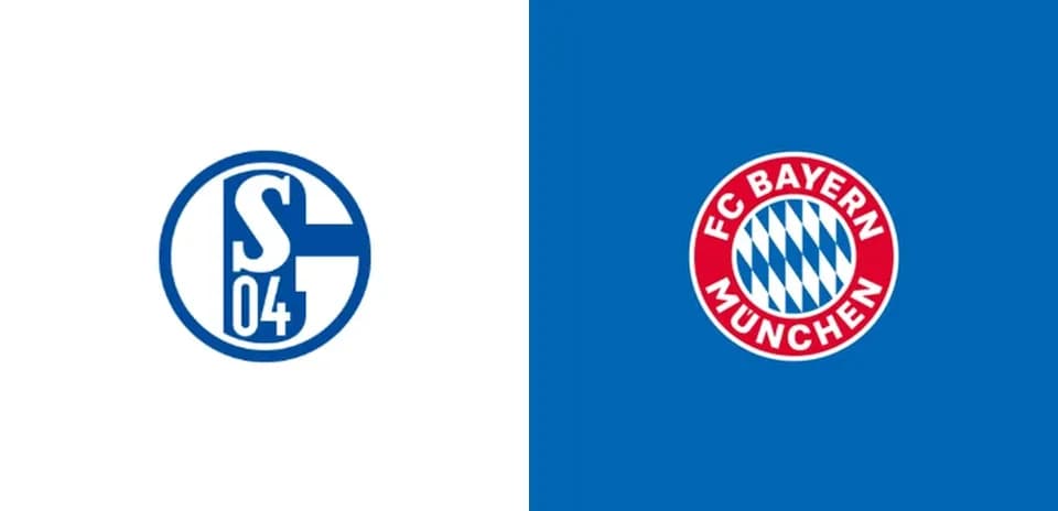 Logos de Schalke 04 y FC Bayern Múnich