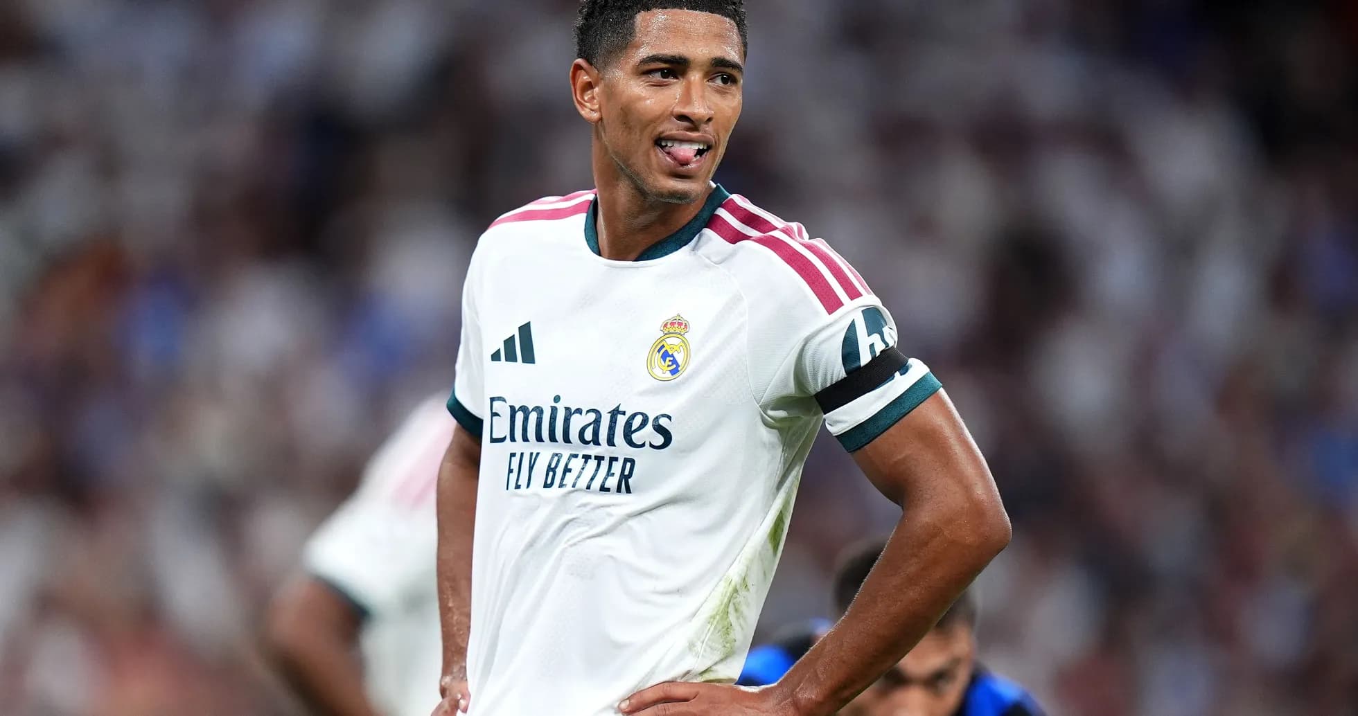 Jugador del Real Madrid durante un partido