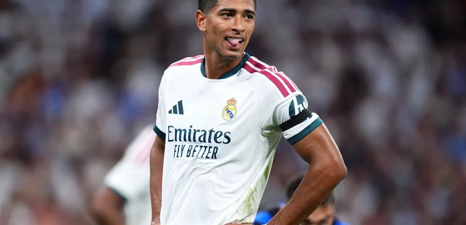 Jugador del Real Madrid durante un partido