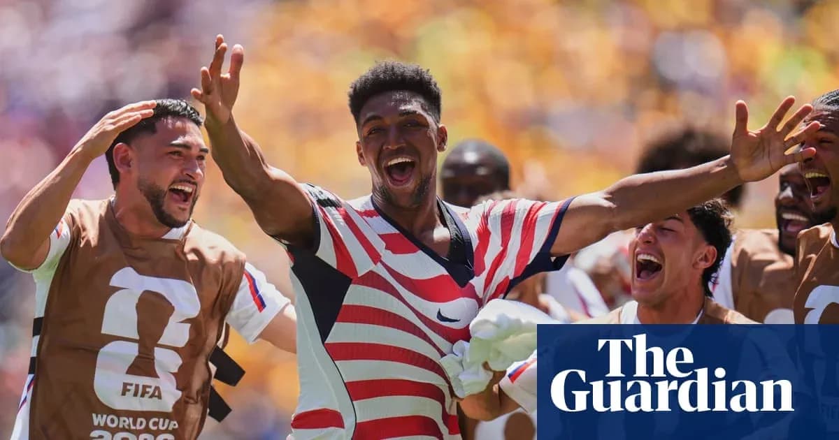 Jugadores celebrando tras un gol en el Mundial