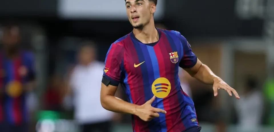 Jugador del Barcelona celebrando un gol en el partido