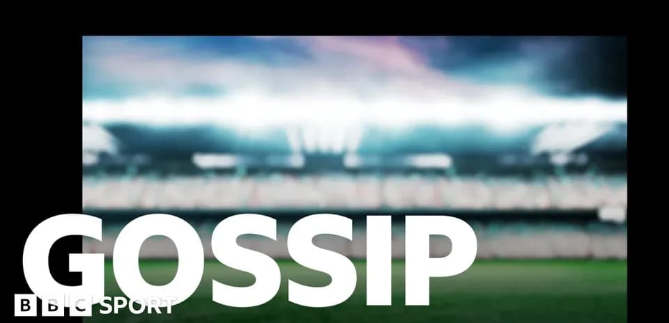 Estadio con el texto 'GOSSIP' en primer plano