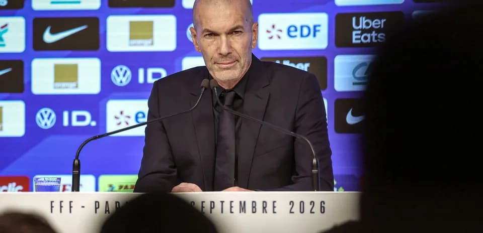 Zinédine Zidane en conferencia de prensa