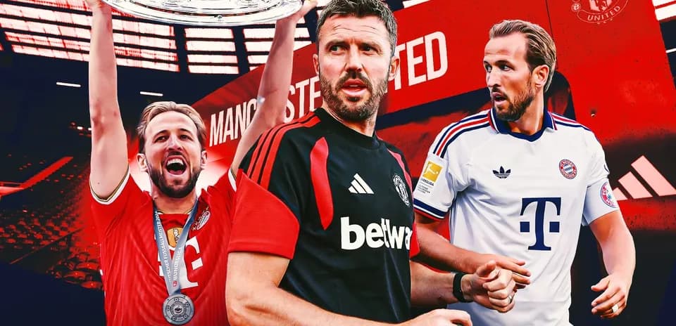 Tres jugadores de fútbol en un fondo rojo