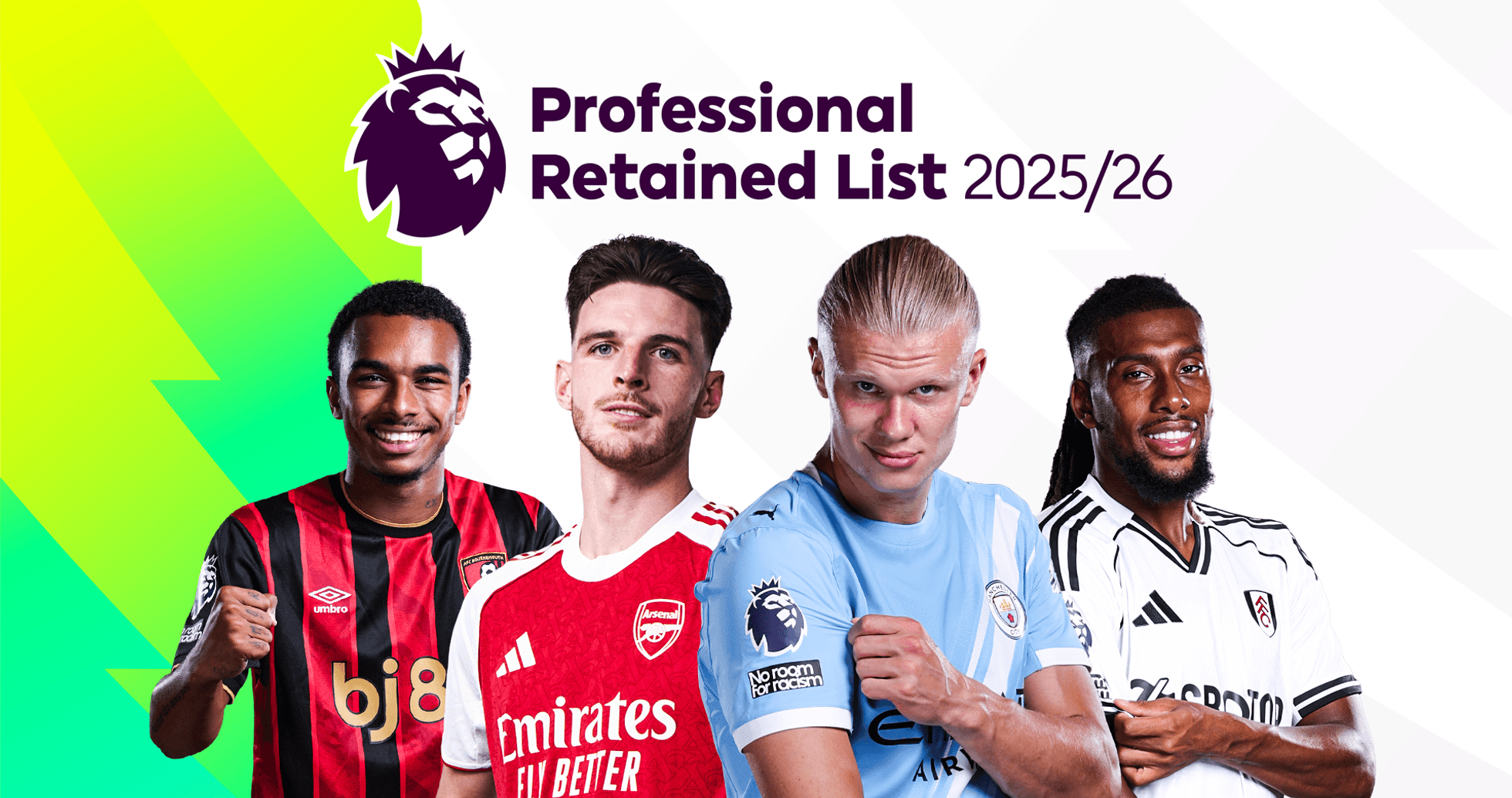 Jugadores de la Premier League en lista retenida 2025/26